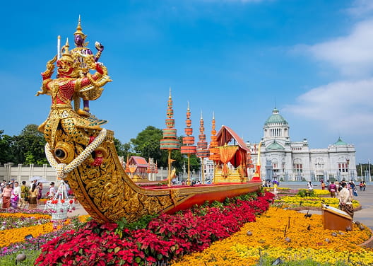 Imagen de un palacio en Bangkok