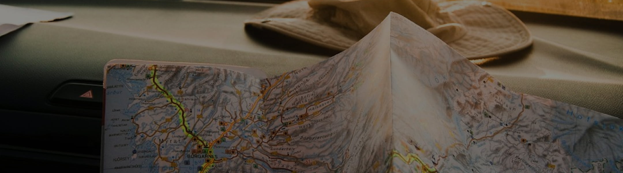 imagen de un mapa con las rutas por australia